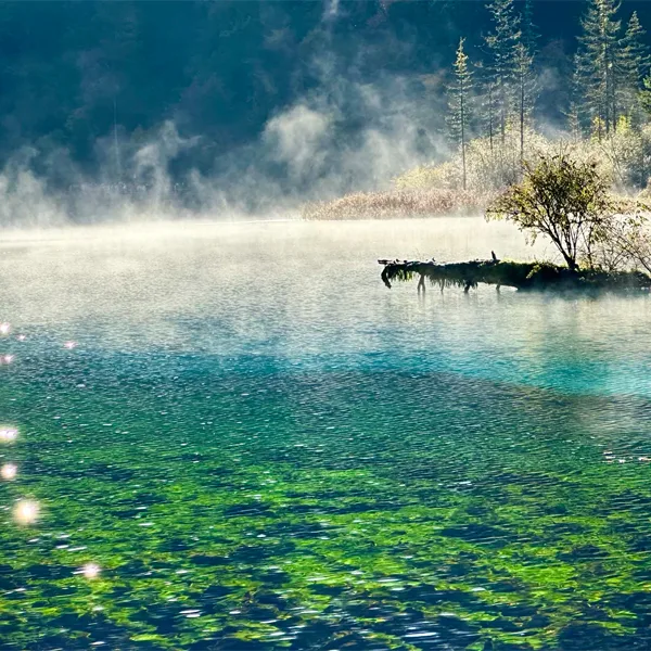 China's Blue Lakes and Golden Pools