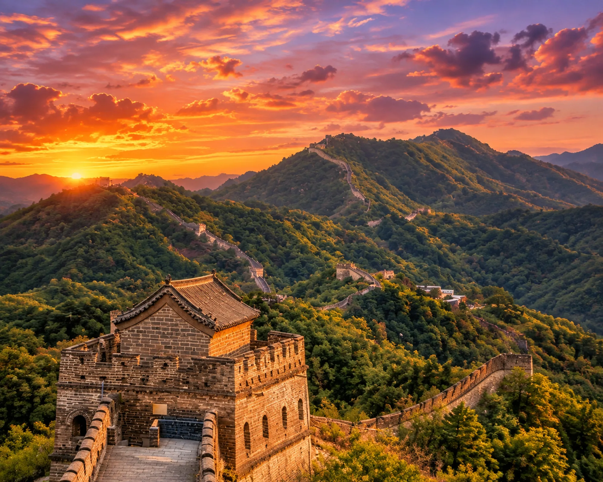 Mutianyu Great Wall Sunset Experience