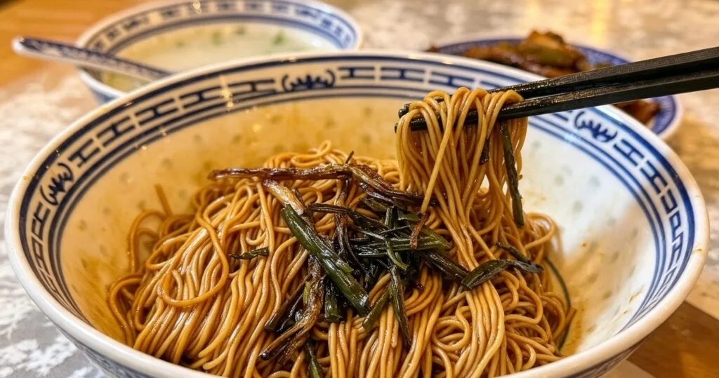 Scallion oil noodles