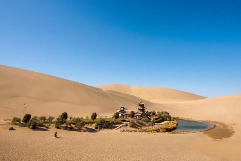 Mingsha Mountain and Crescent Moon Spring