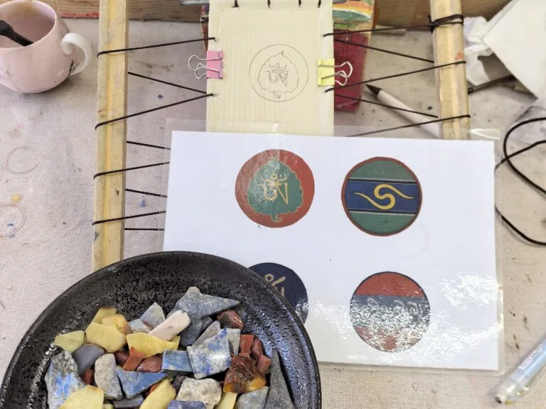 Participate in a Thangka painting workshop Participate in a Thangka painting workshop